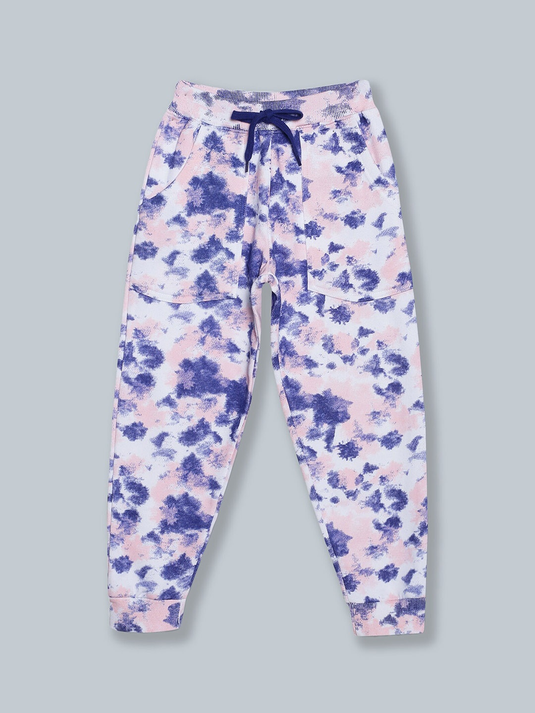 

KiddoPanti Kids Pink Printed Joggers