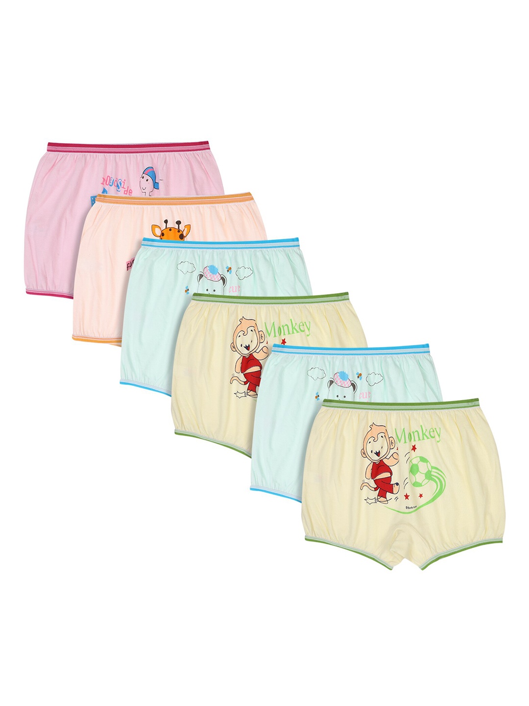 

Bodycare Kids Pack Of 6 Cotton Basic Briefs, Yellow