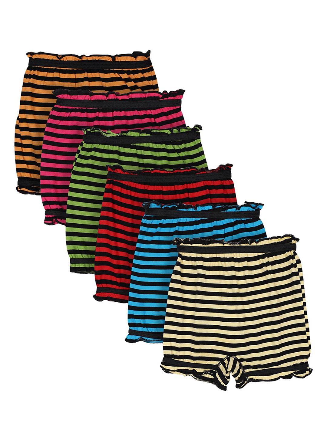 

Bodycare Pack Of 6 Kids Assorted Cotton Basic Briefs