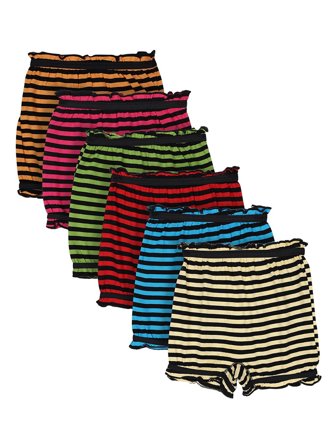 

Bodycare Kids Pack Of 6 Assorted Cotton Basic Briefs