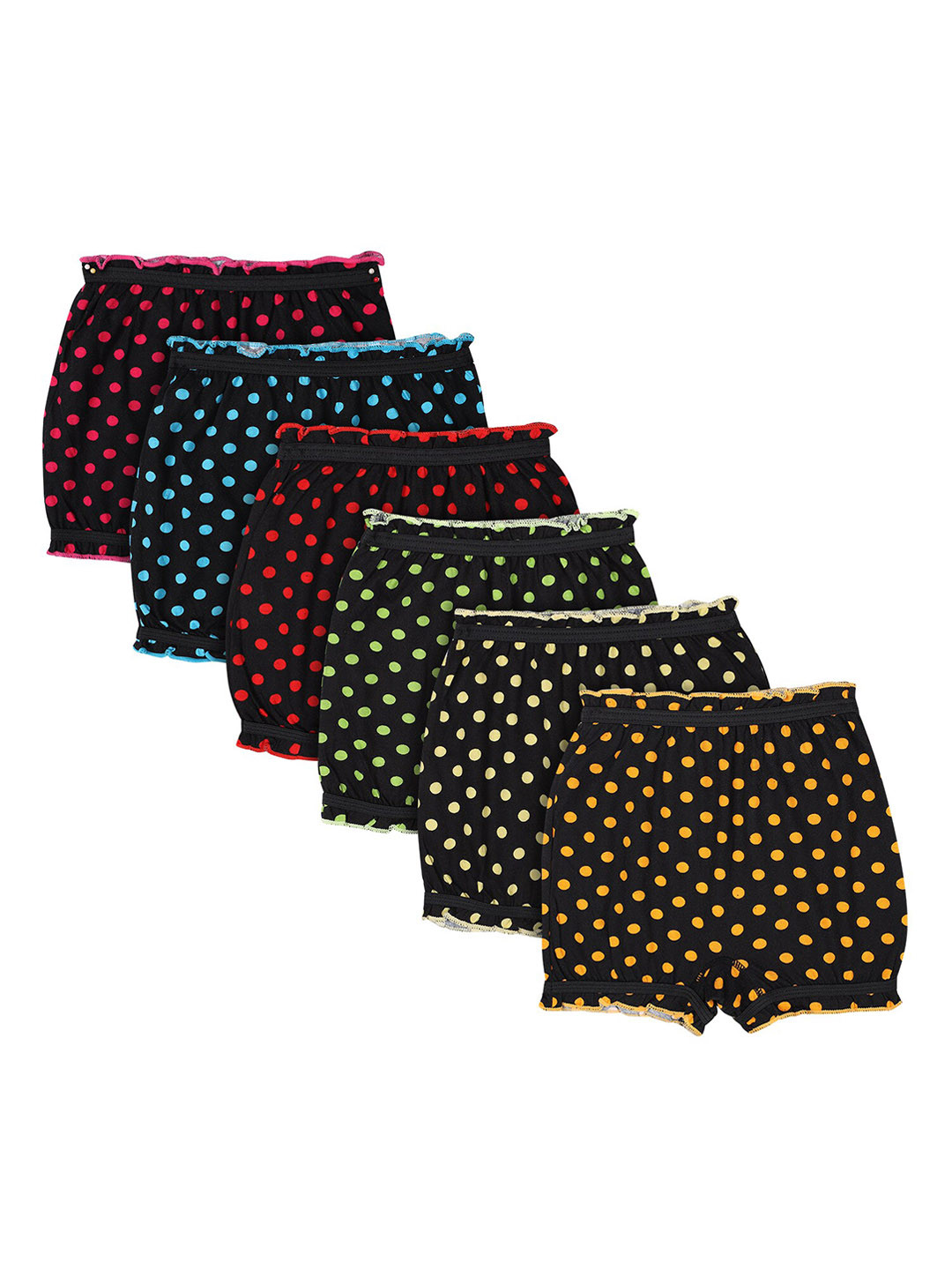 

Bodycare Kids Pack Of 6 Assorted Cotton Basic Briefs