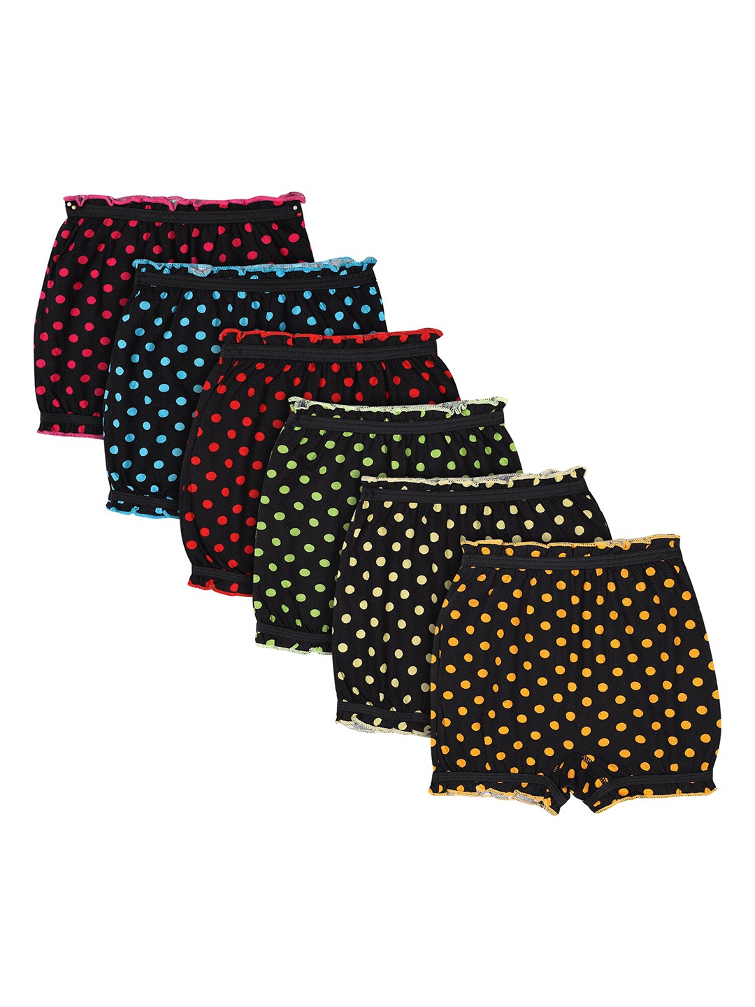 

Bodycare Kids Girls Pack Of 6 Hipster Briefs, Assorted