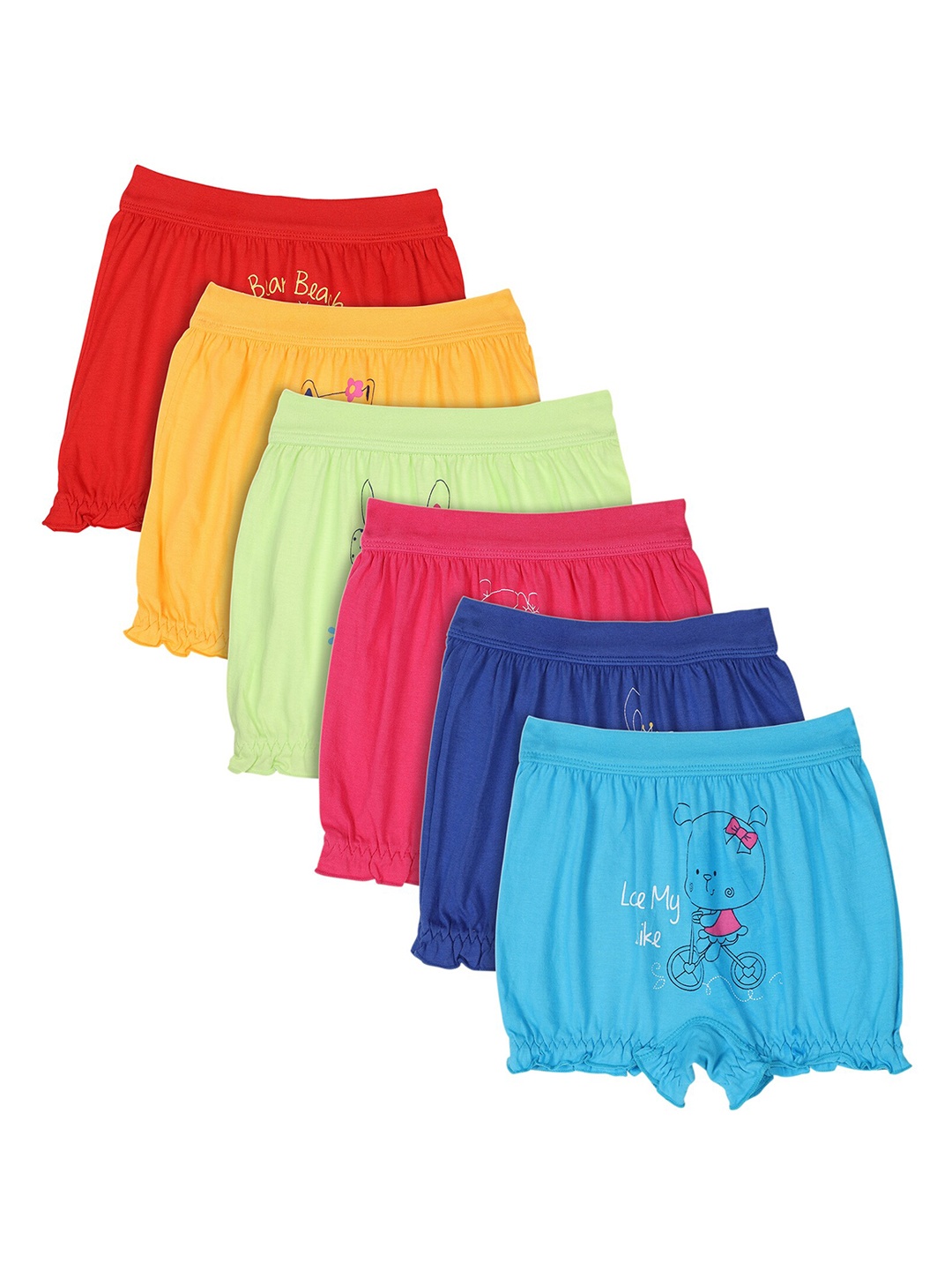 

Bodycare Kids Pack Of 6 Assorted Cotton Anti-Odour Basic Briefs