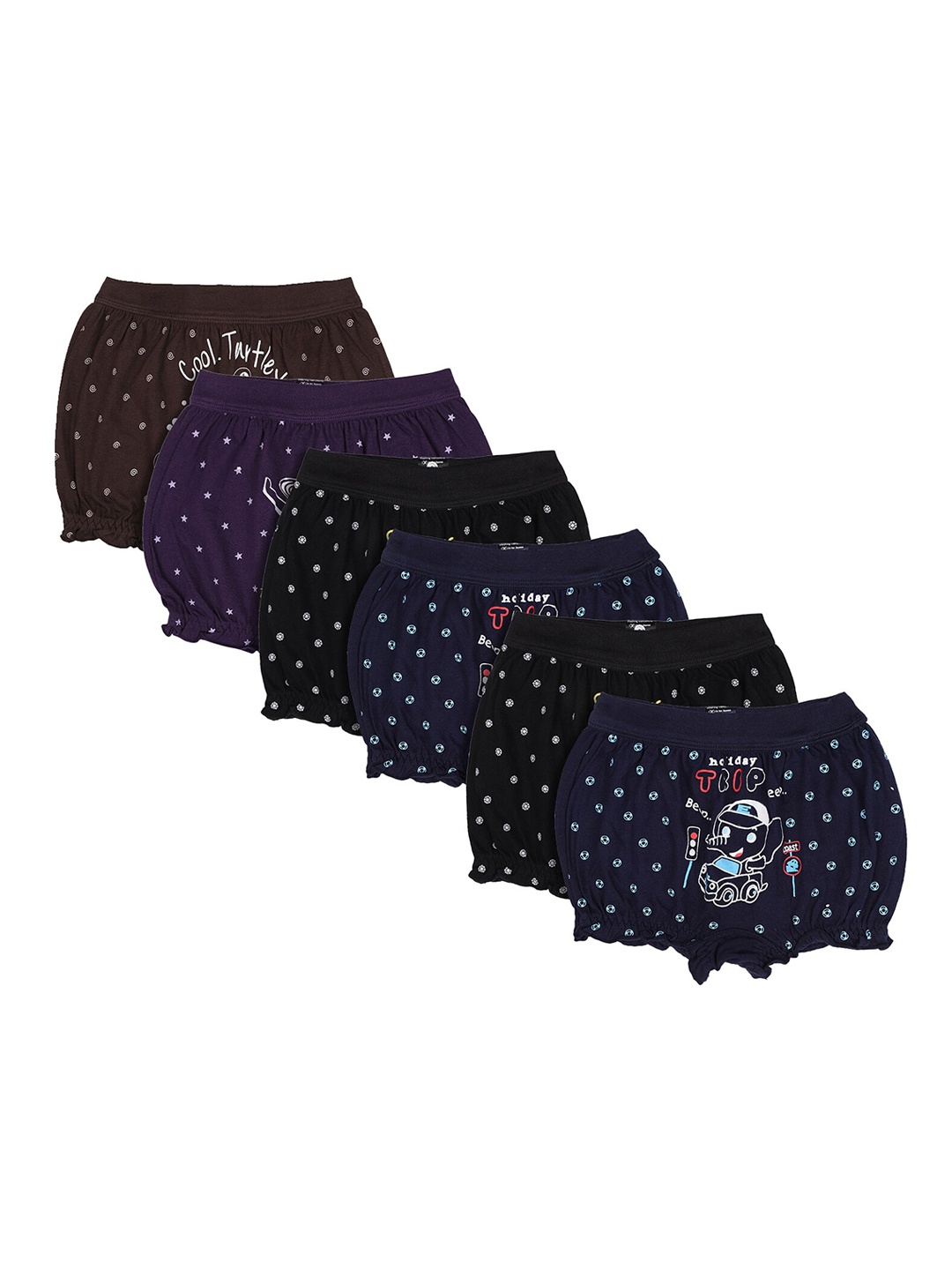 

Bodycare Kids Pack Of 6 Assorted Printed Basic Briefs
