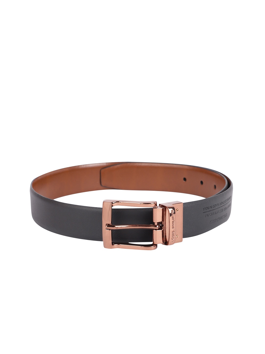 

Louis Philippe Men Tan Brown & Black Reversible Leather Belt