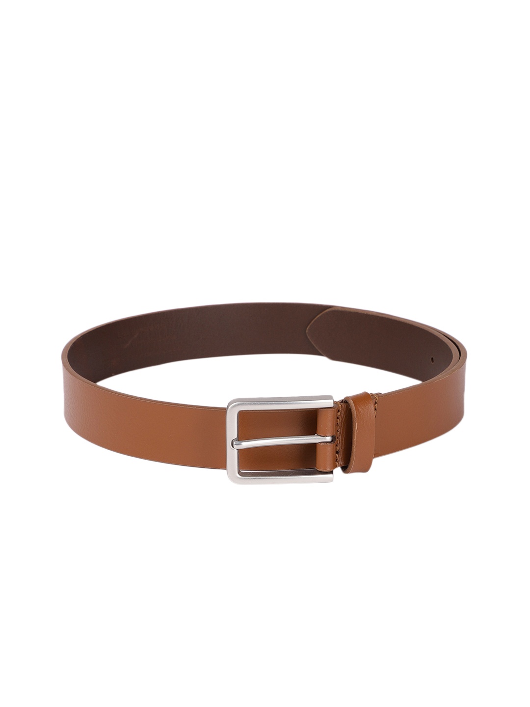 

Louis Philippe Men Tan Brown Leather Belt
