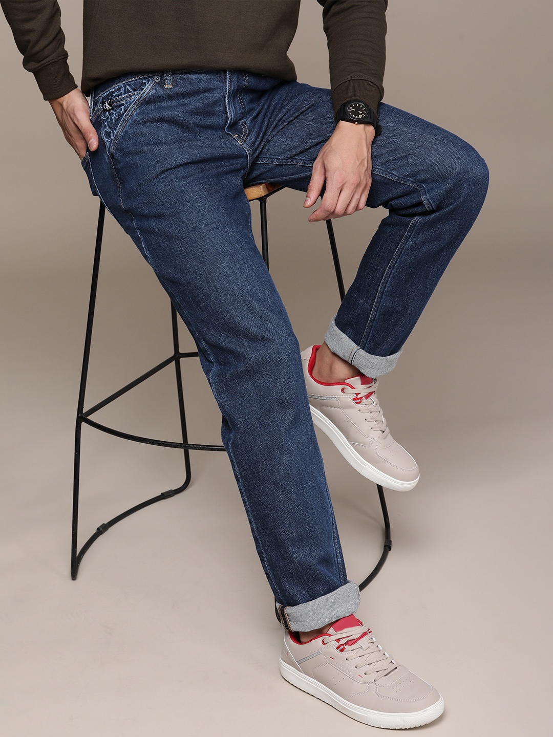 

Calvin Klein Jeans Men Blue Skinny Fit Stretchable Jeans