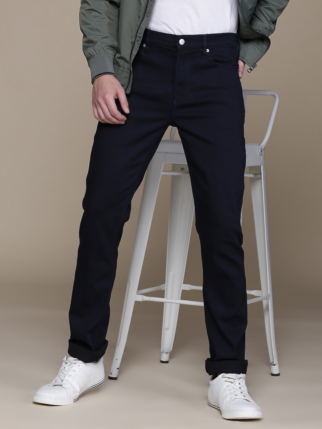 

Calvin Klein Jeans Men Navy Blue Slim Fit Jeans