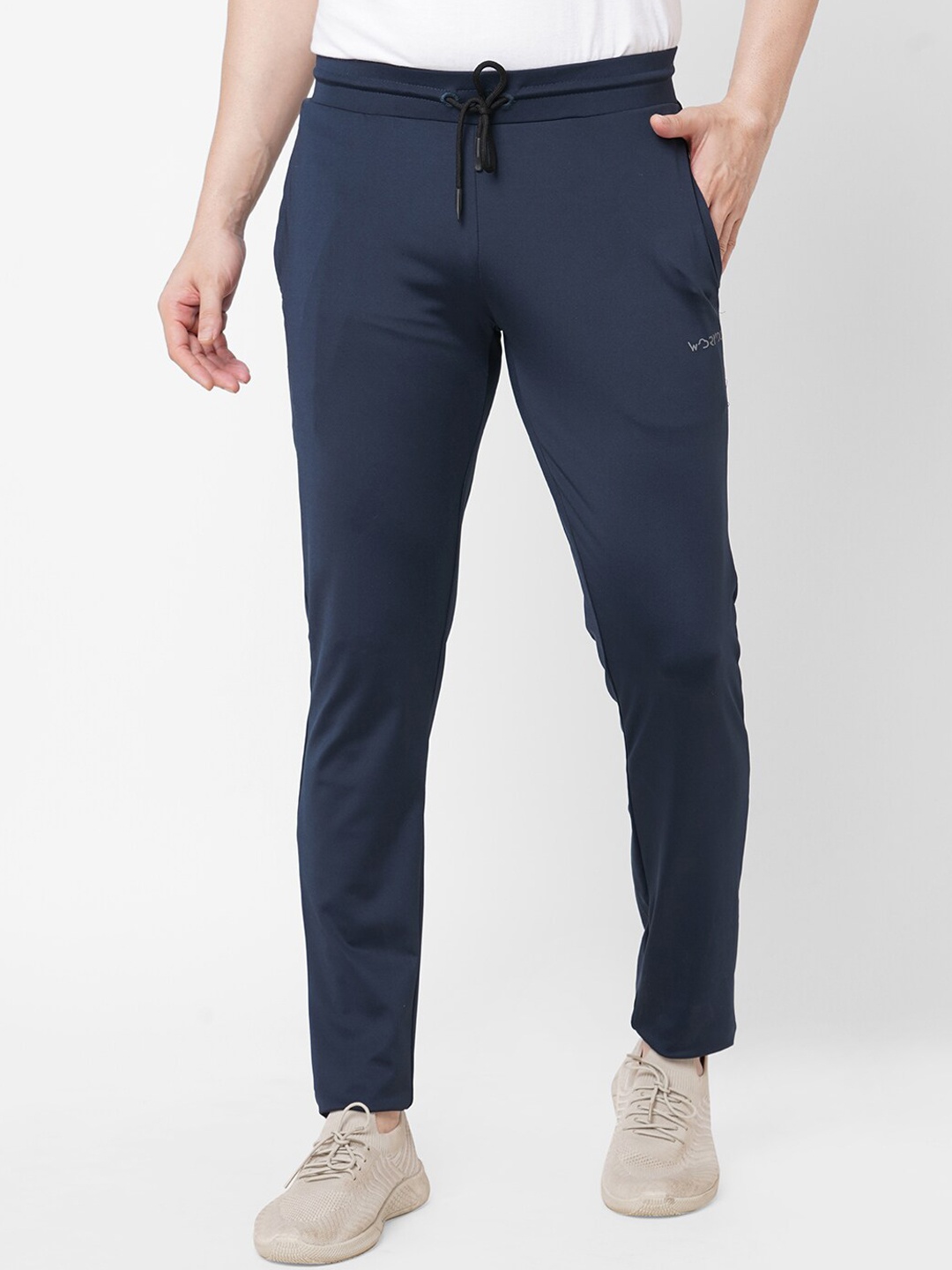 

Sweet Dreams Men Navy Blue Solid Track Pants