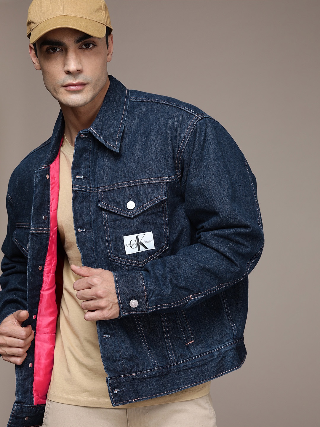 

Calvin Klein Jeans Men Blue Denim Jacket