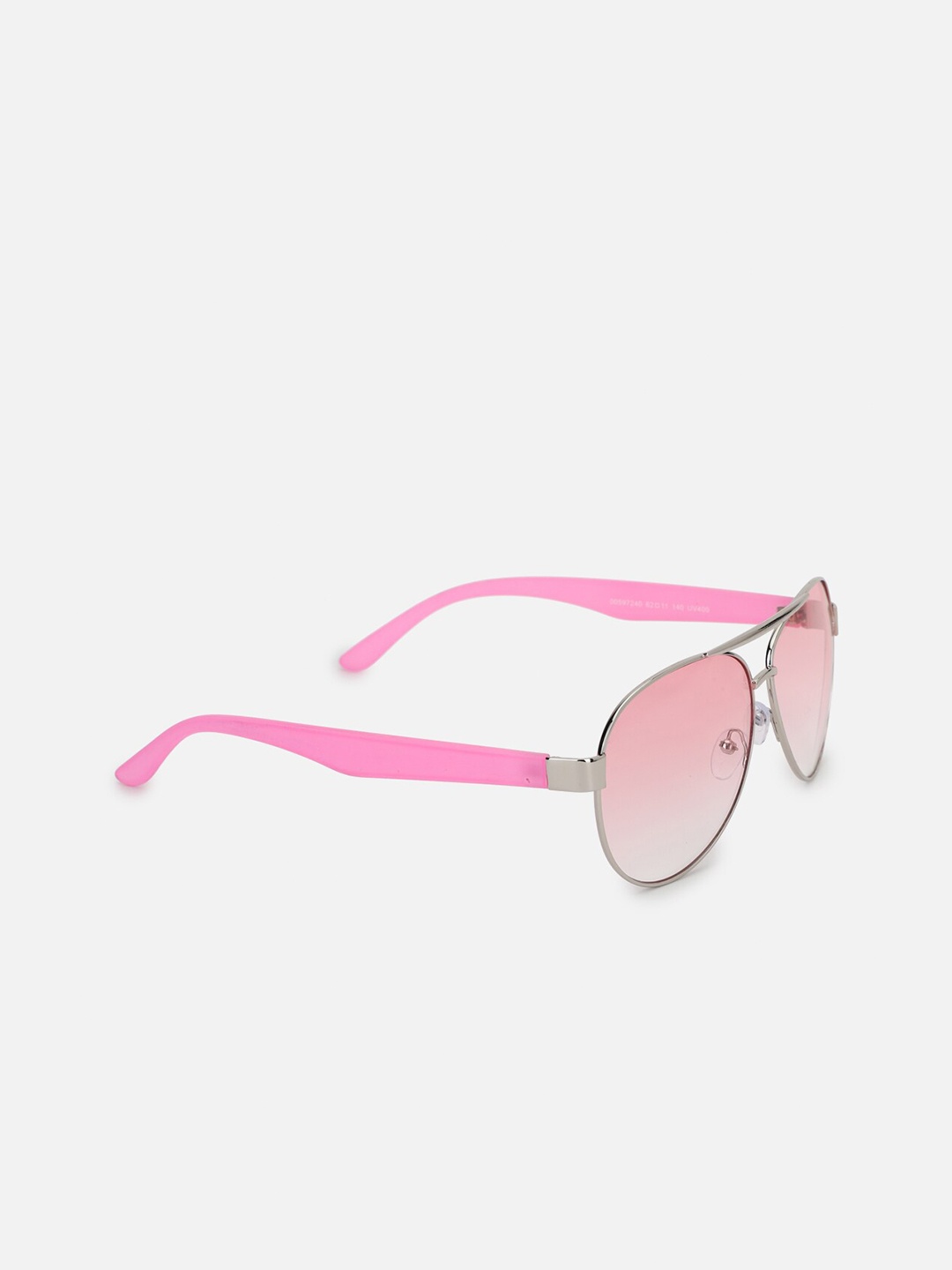 

FOREVER 21 Women Pink Lens & Pink Aviator Sunglasses