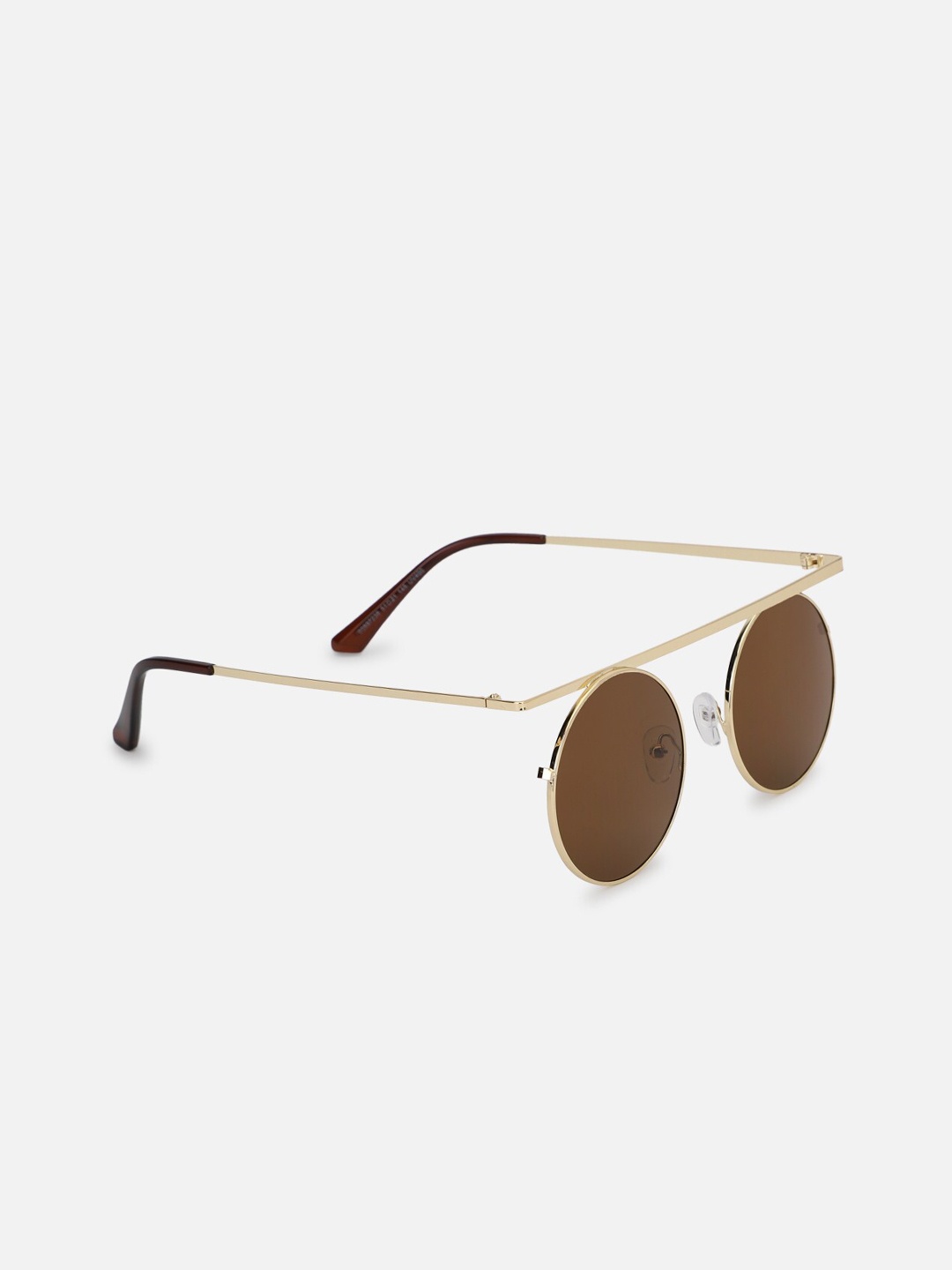 

FOREVER 21 Women Brown Lens & Brown Round Sunglasses