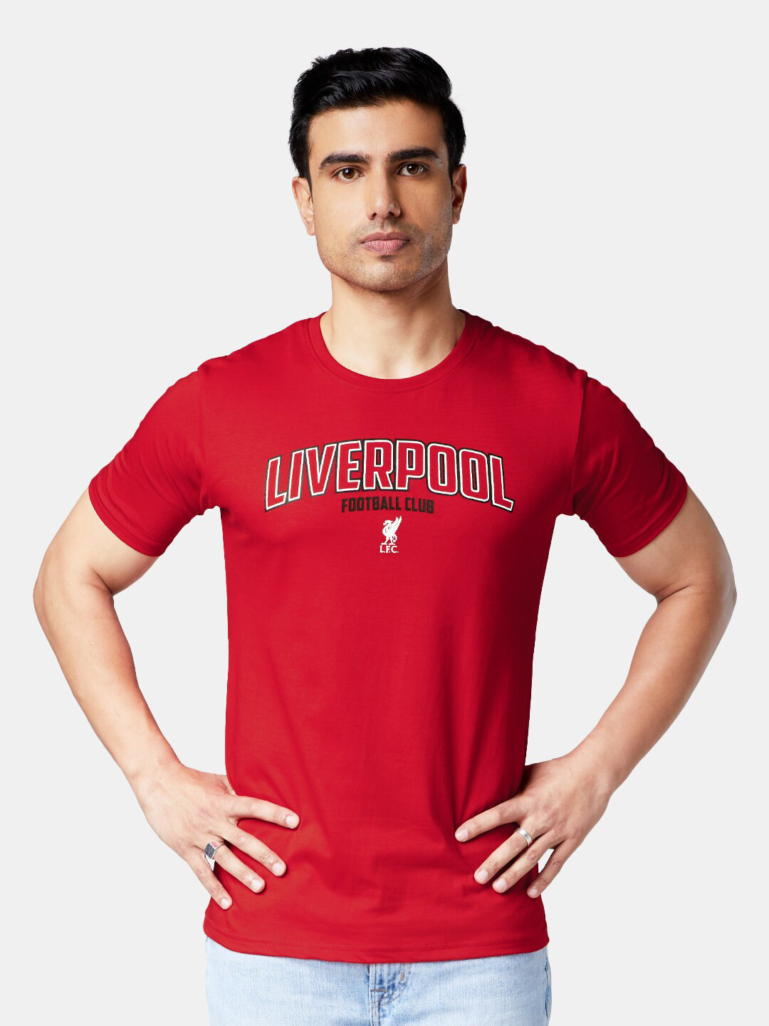 

The Souled Store Men Red Paris Saint-Germain Printed T-shirt