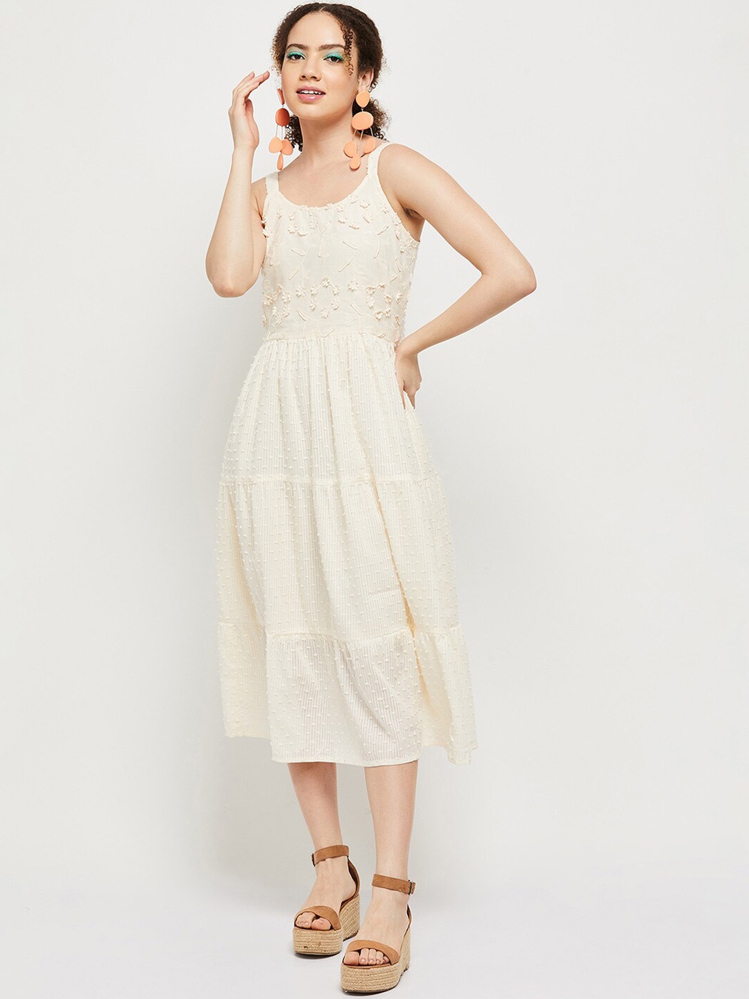 

max Women Beige Maxi Dress