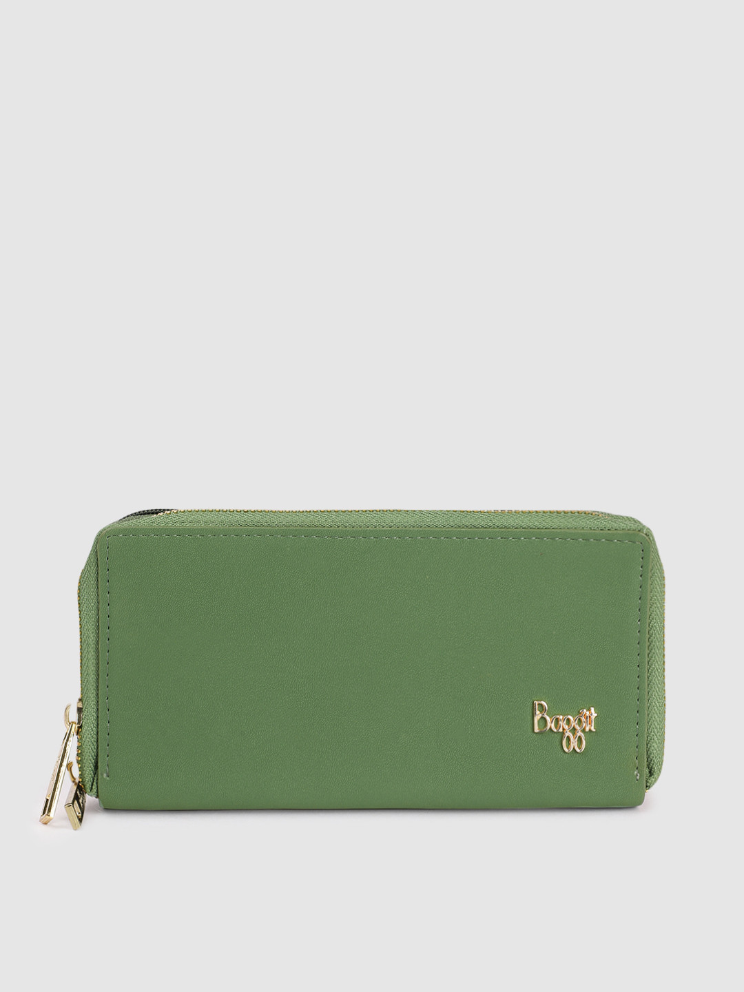

Baggit Women Green Zip Around Wallet