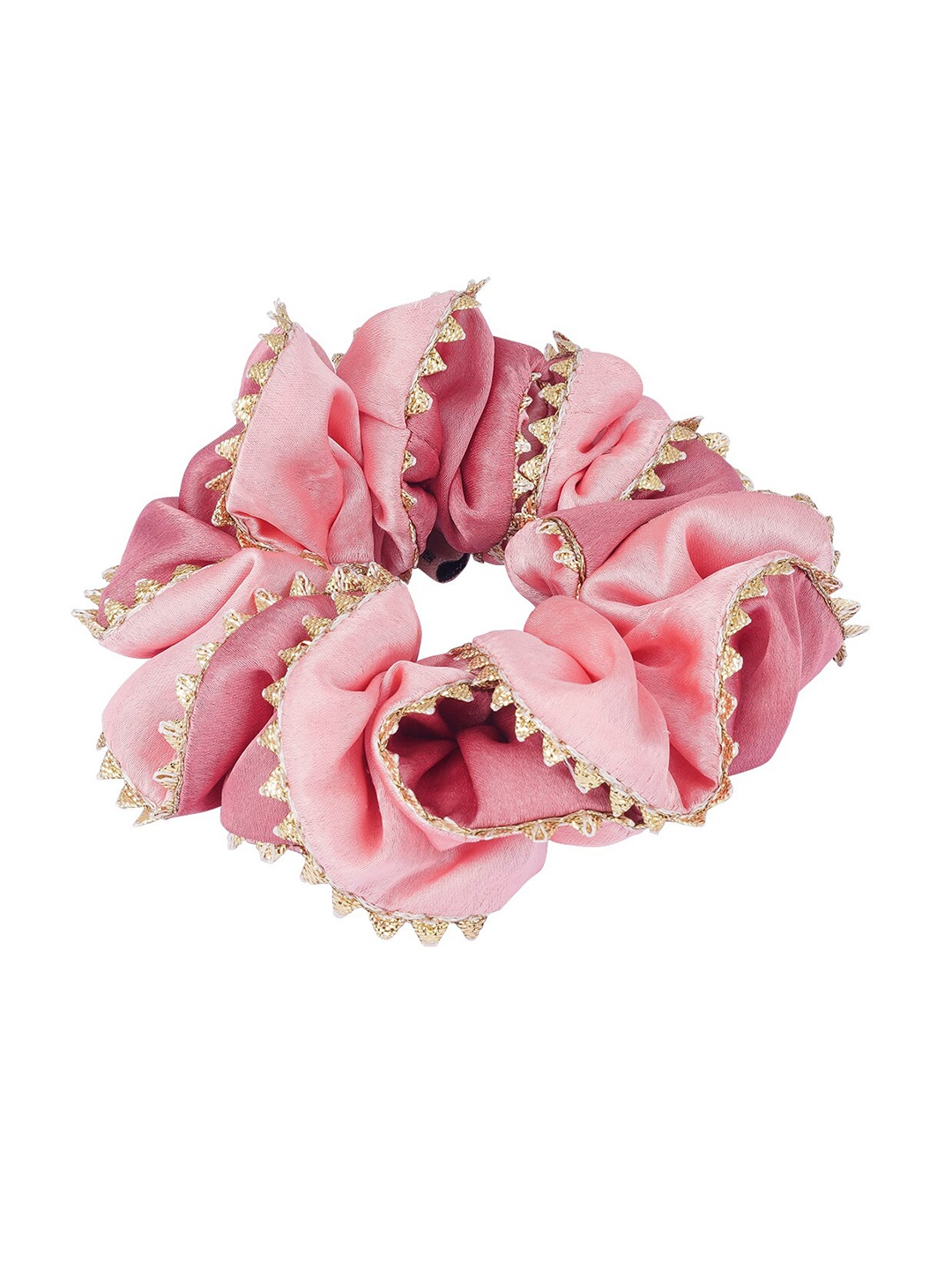 

HAIR DRAMA CO. Women Pink Embellished Ponytail Holders