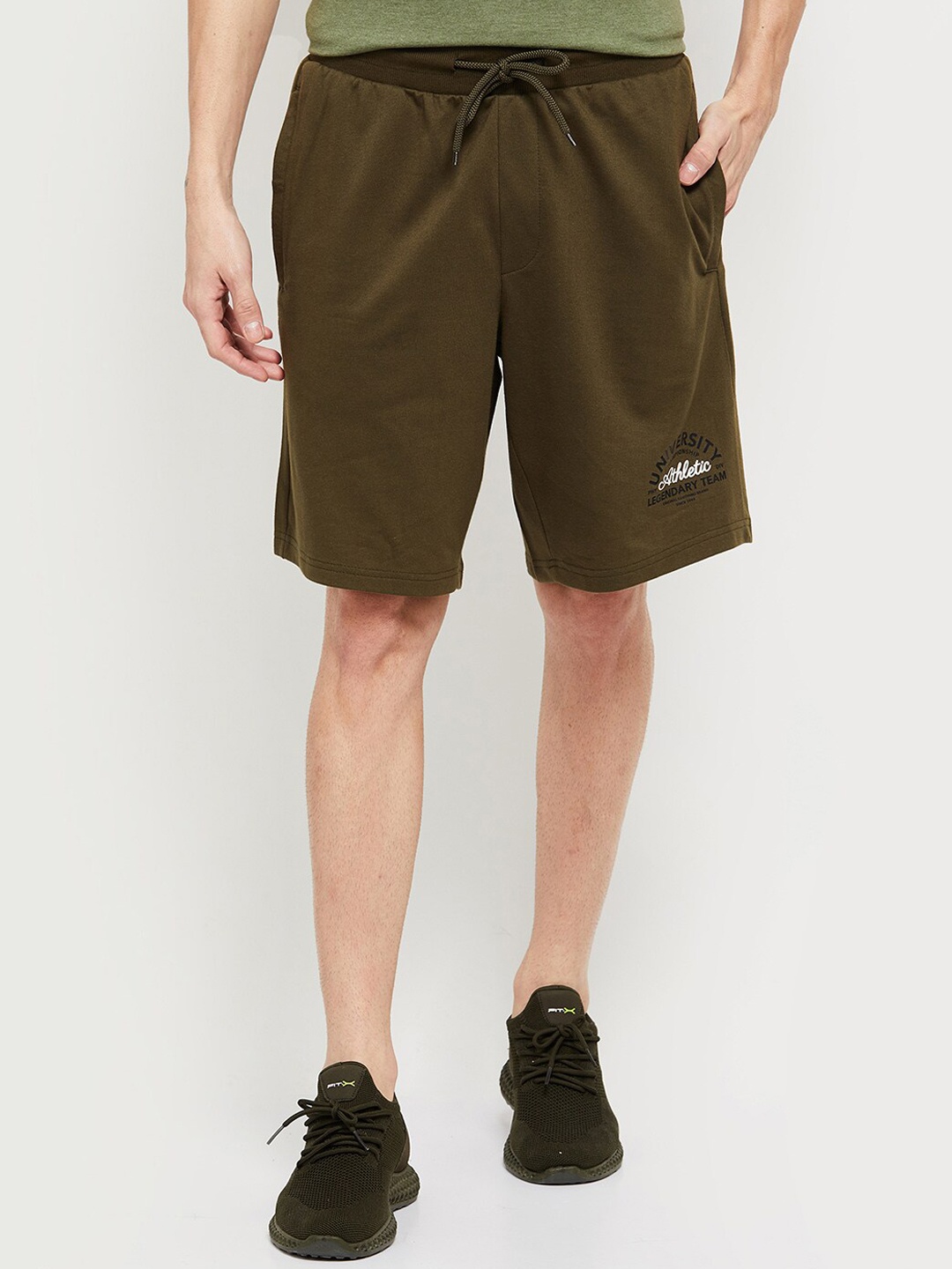 

max Men Brown Sports Shorts