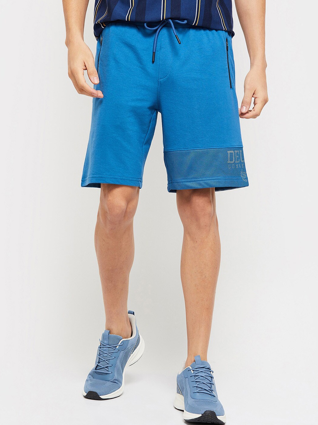 

max Men Blue Sports Shorts