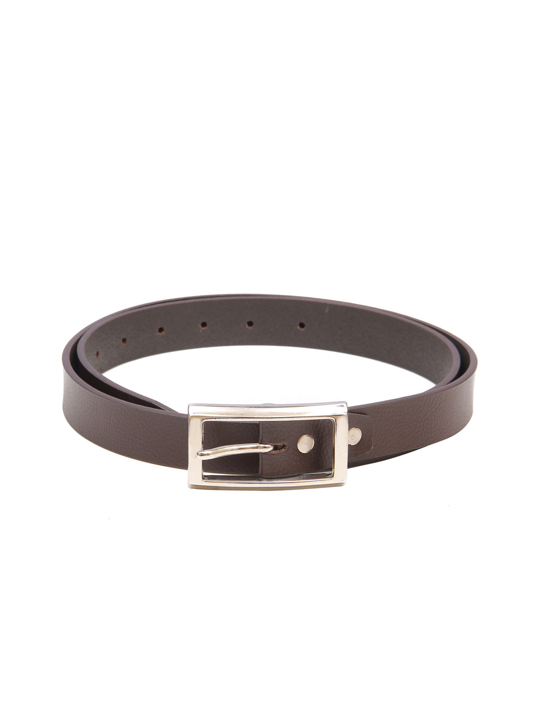 

Calvadoss Boys Brown Textured Leather Belt