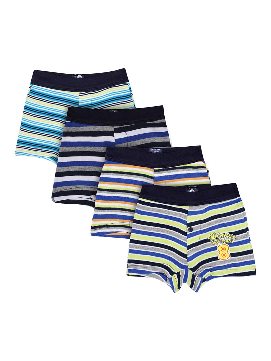 

Bodycare Kids Boys Pack Of 4 Assorted Cotton Trunk KIA338-PK004_P4