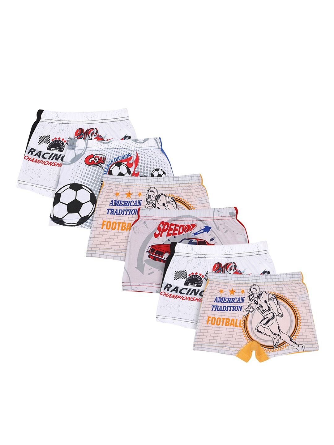 

Bodycare Kids Boys Pack Of 6 Assorted Cotton Trunk KIA948-PK007_P6