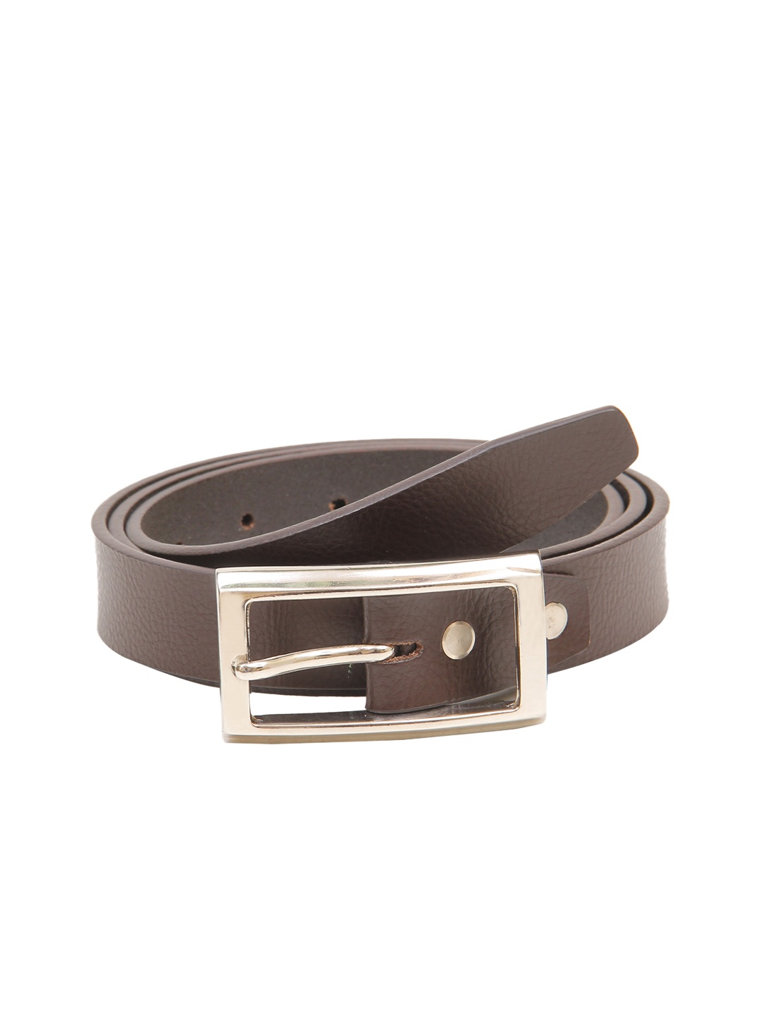 

Calvadoss Girls Brown Textured Leather Belt