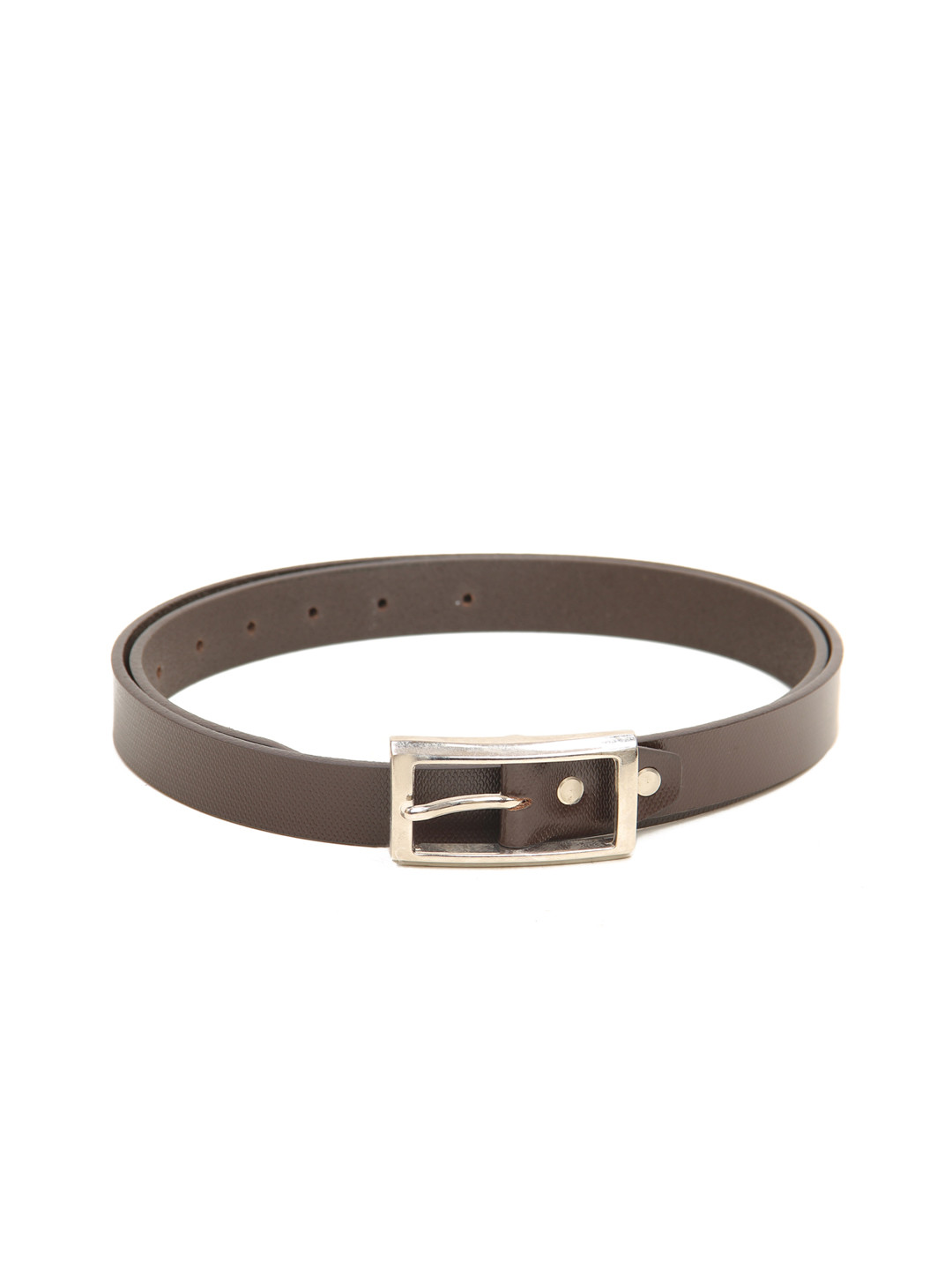 

Calvadoss Girls Brown Textured Genuine Leather Belt