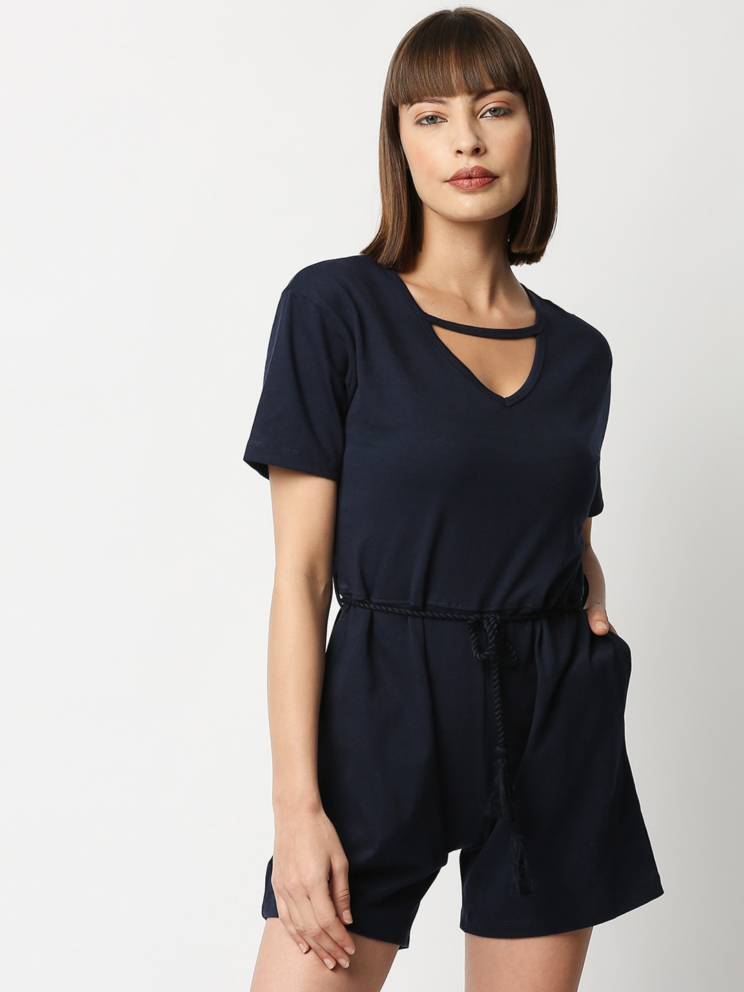 

Blamblack Women Navy Blue Jumpsuit