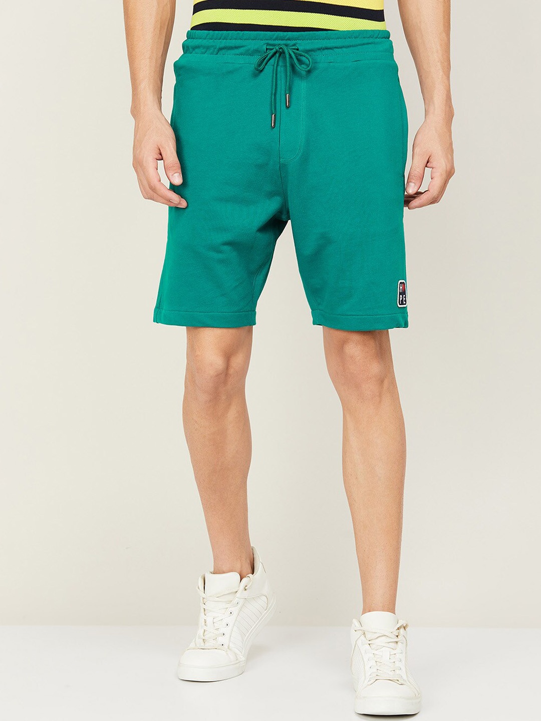 

Fame Forever by Lifestyle Men Blue Cotton Slim Fit Shorts