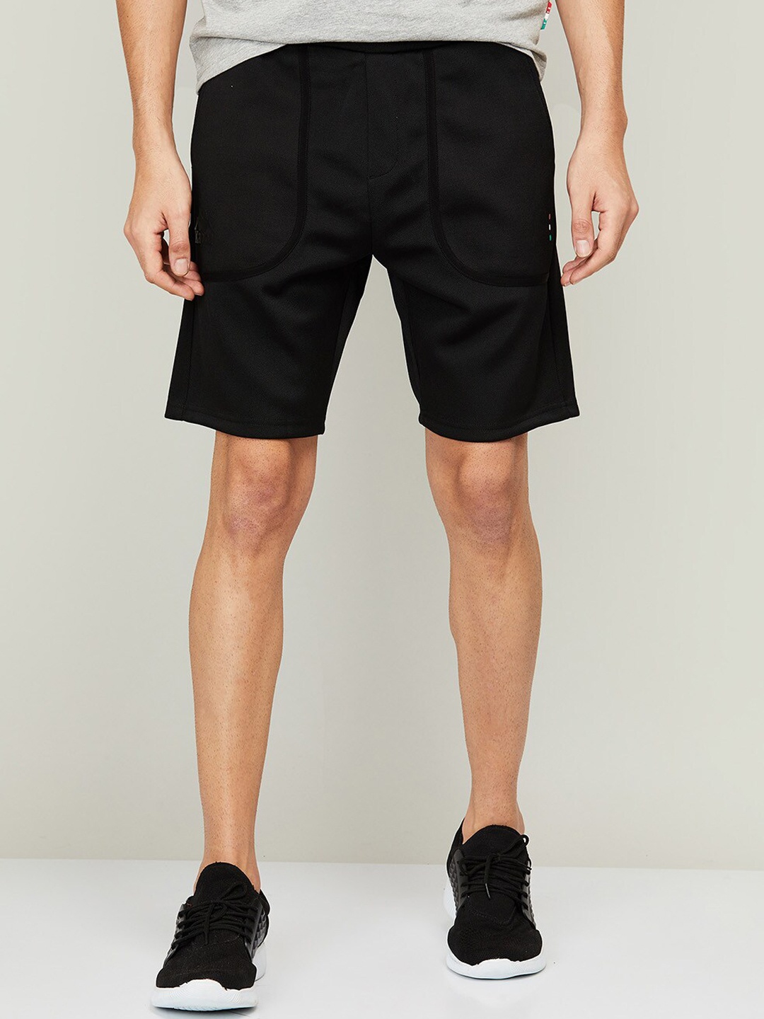 

Kappa Men Black Polyester Training or Gym Sports Shorts
