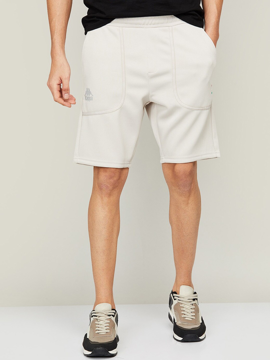 

Kappa Men Grey Training or Gym Sports Shorts