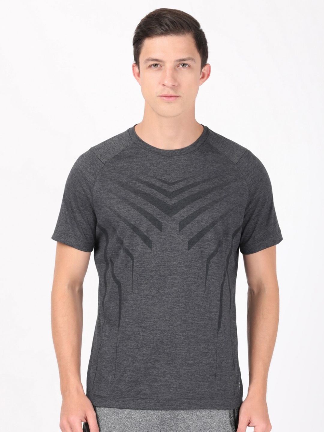 

Jockey Men Black Printed T-shirt
