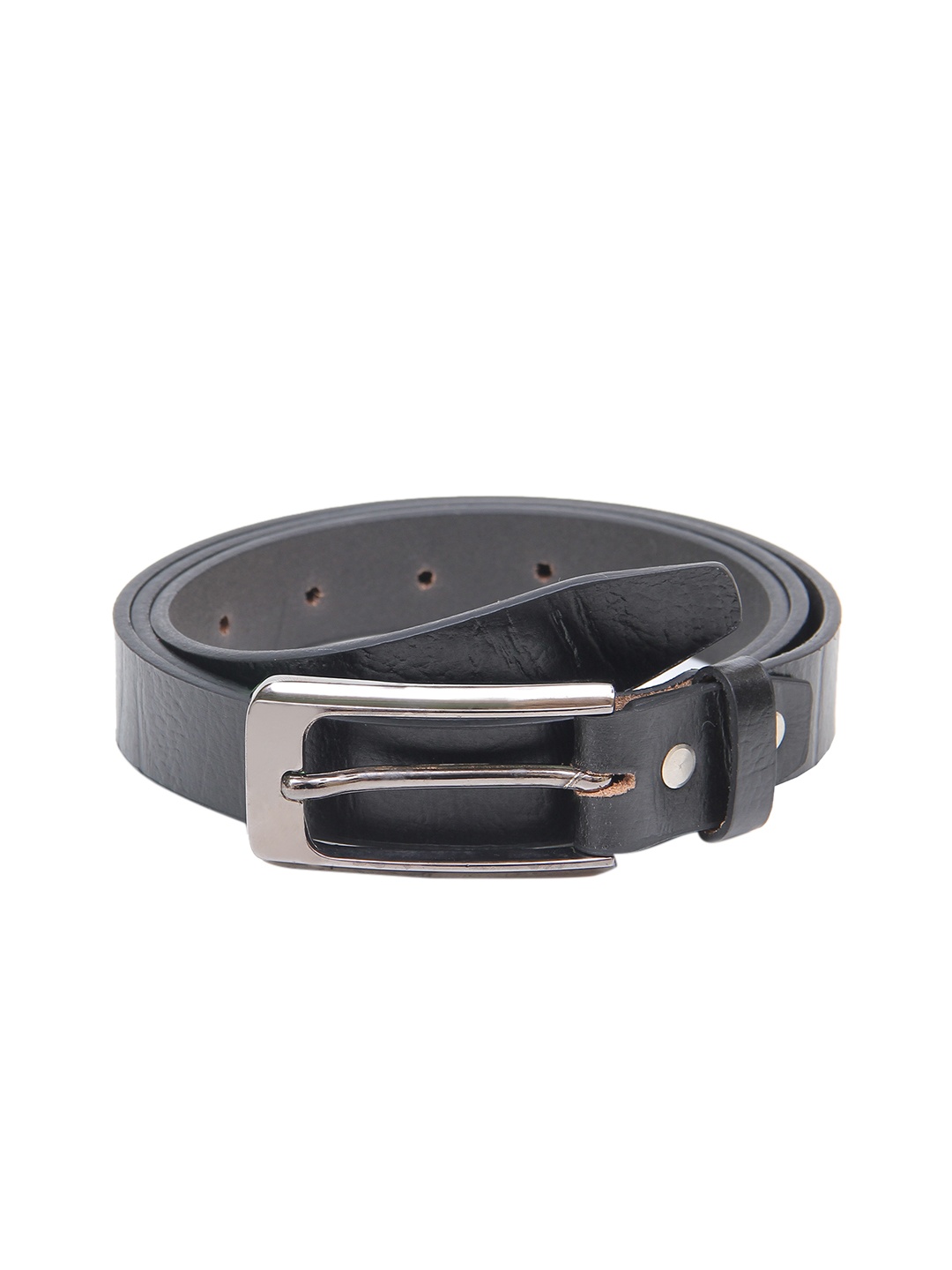 

Calvadoss Boys Black Textured Leather Belt