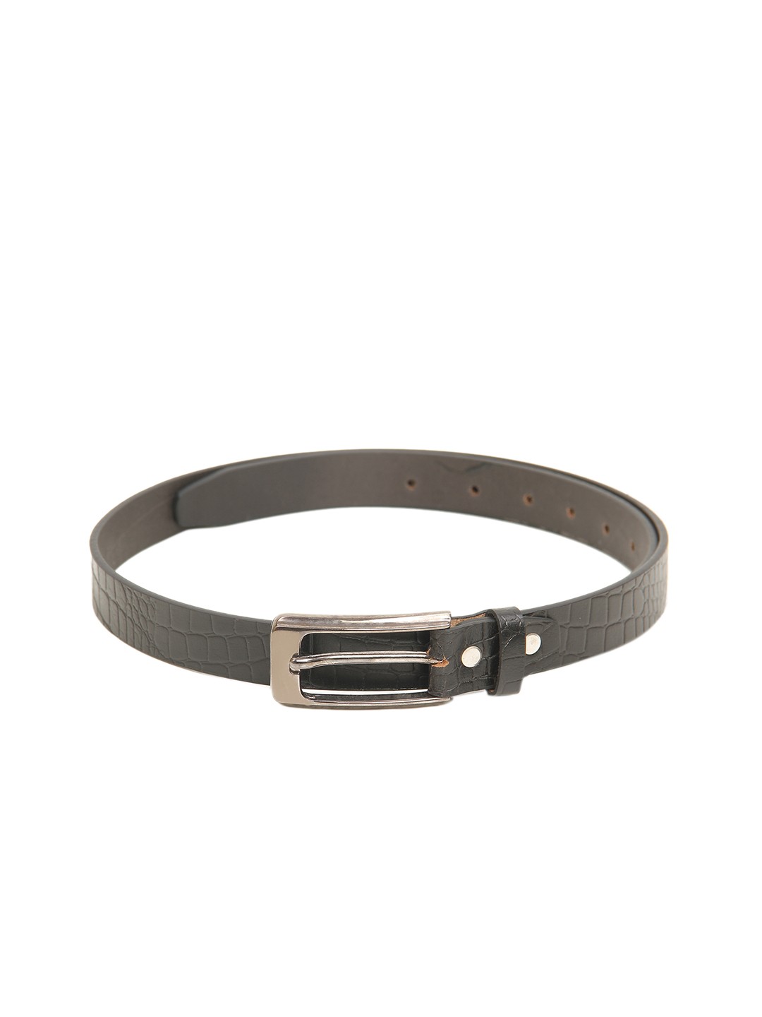 

Calvadoss Boys Black Textured Leather Belt