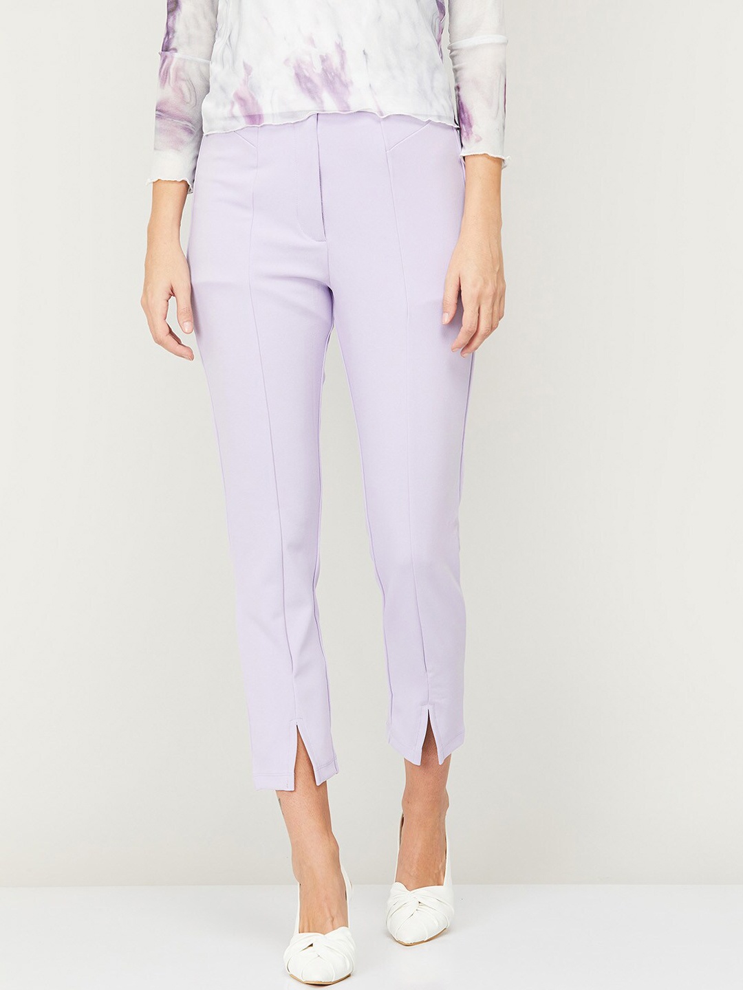 

CODE by Lifestyle Women Purple Trousers