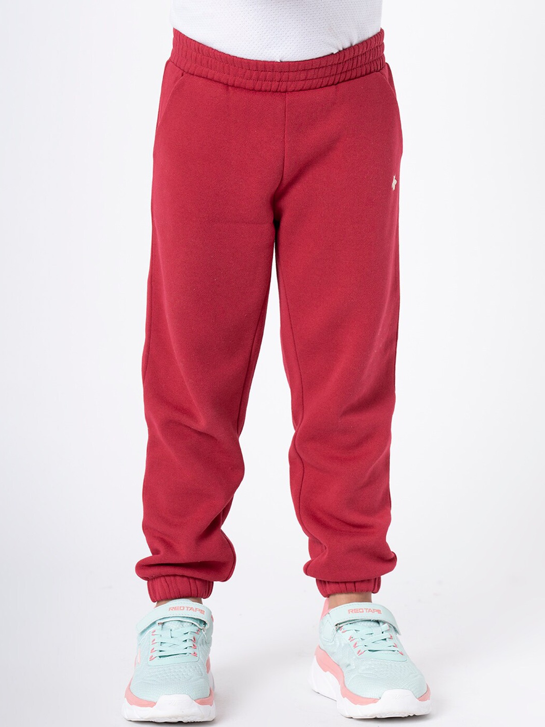

Mode by Red Tape Girls Red Solid Track Pants