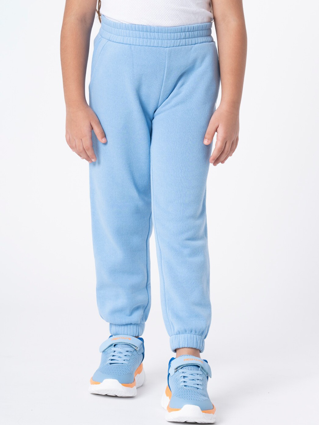 

Mode by Red Tape Girls Blue Solid Track Pants
