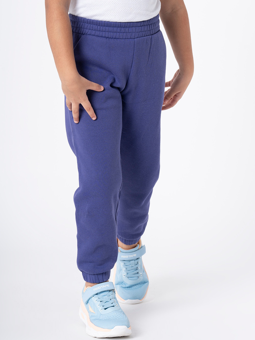 

Mode by Red Tape Girls Purple Solid Track Pants