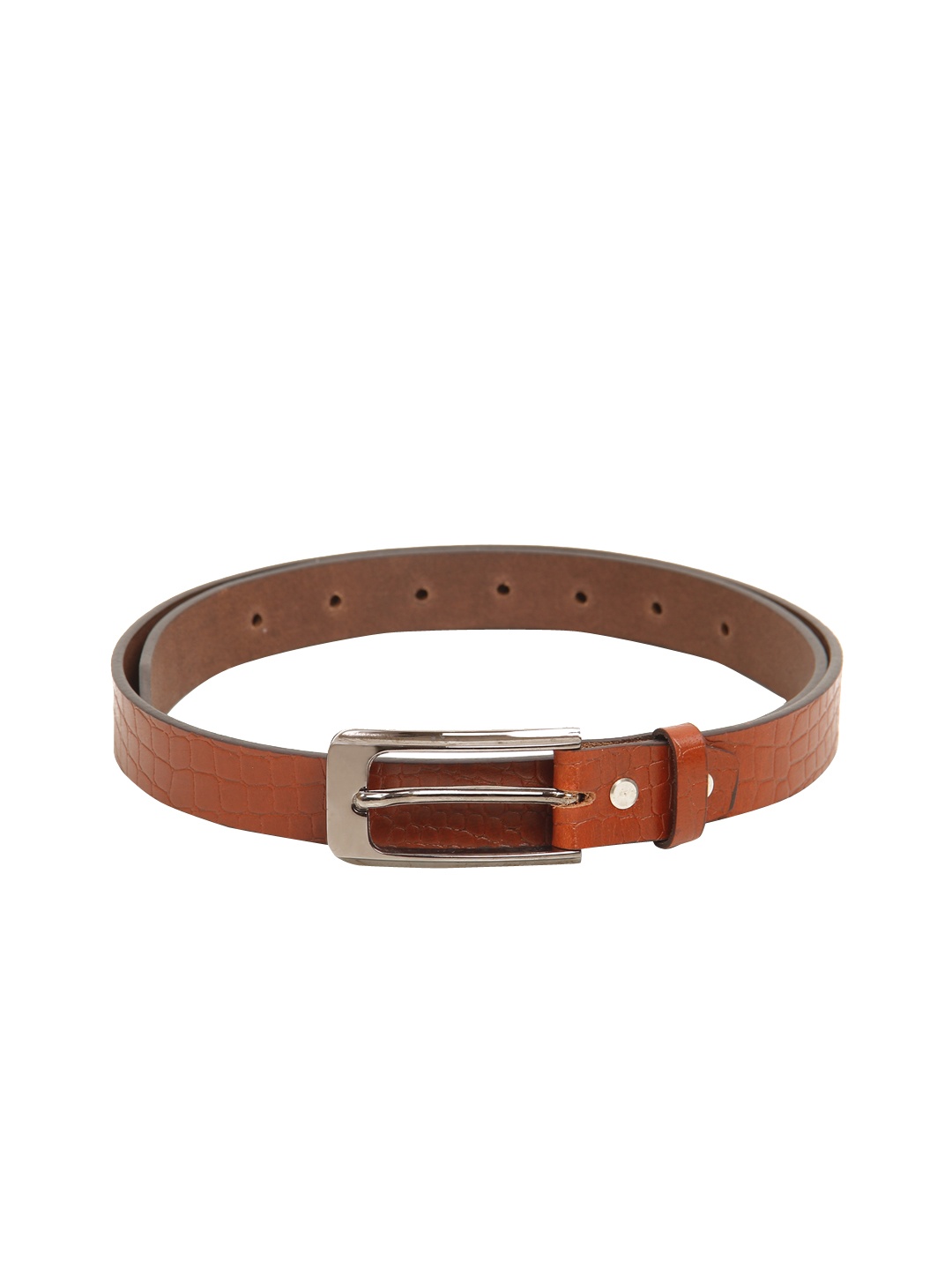 

Calvadoss Girls Tan Textured Leather Belt