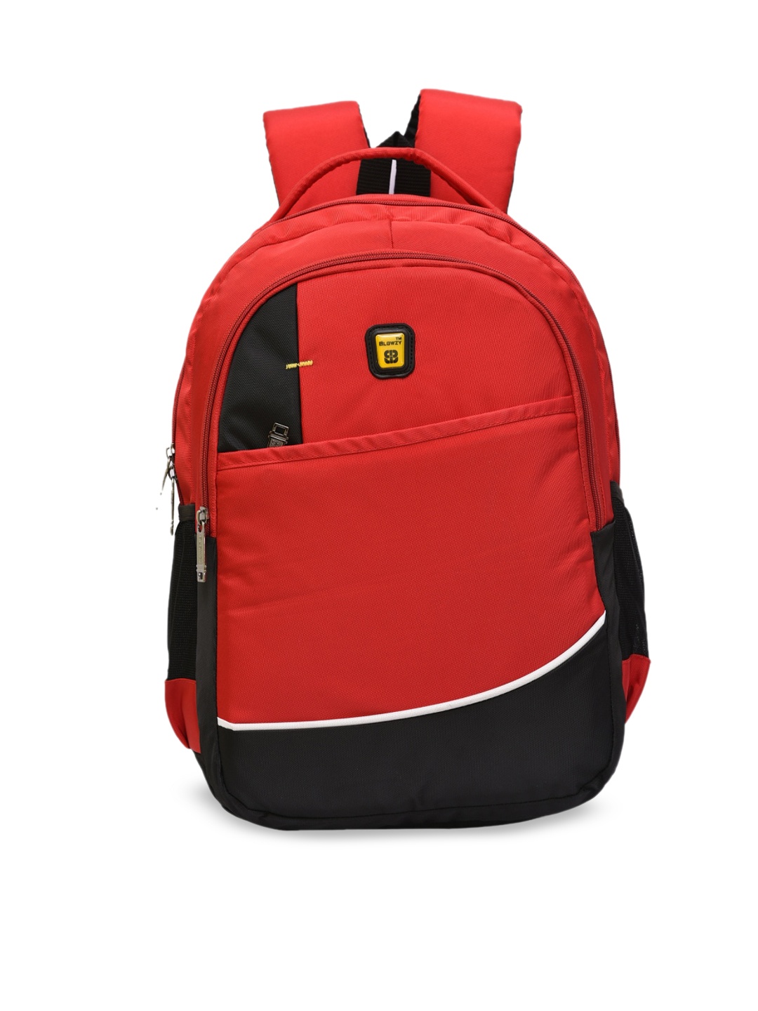 

Blowzy Bags Unisex Red & Black Backpack with Earphone Gate