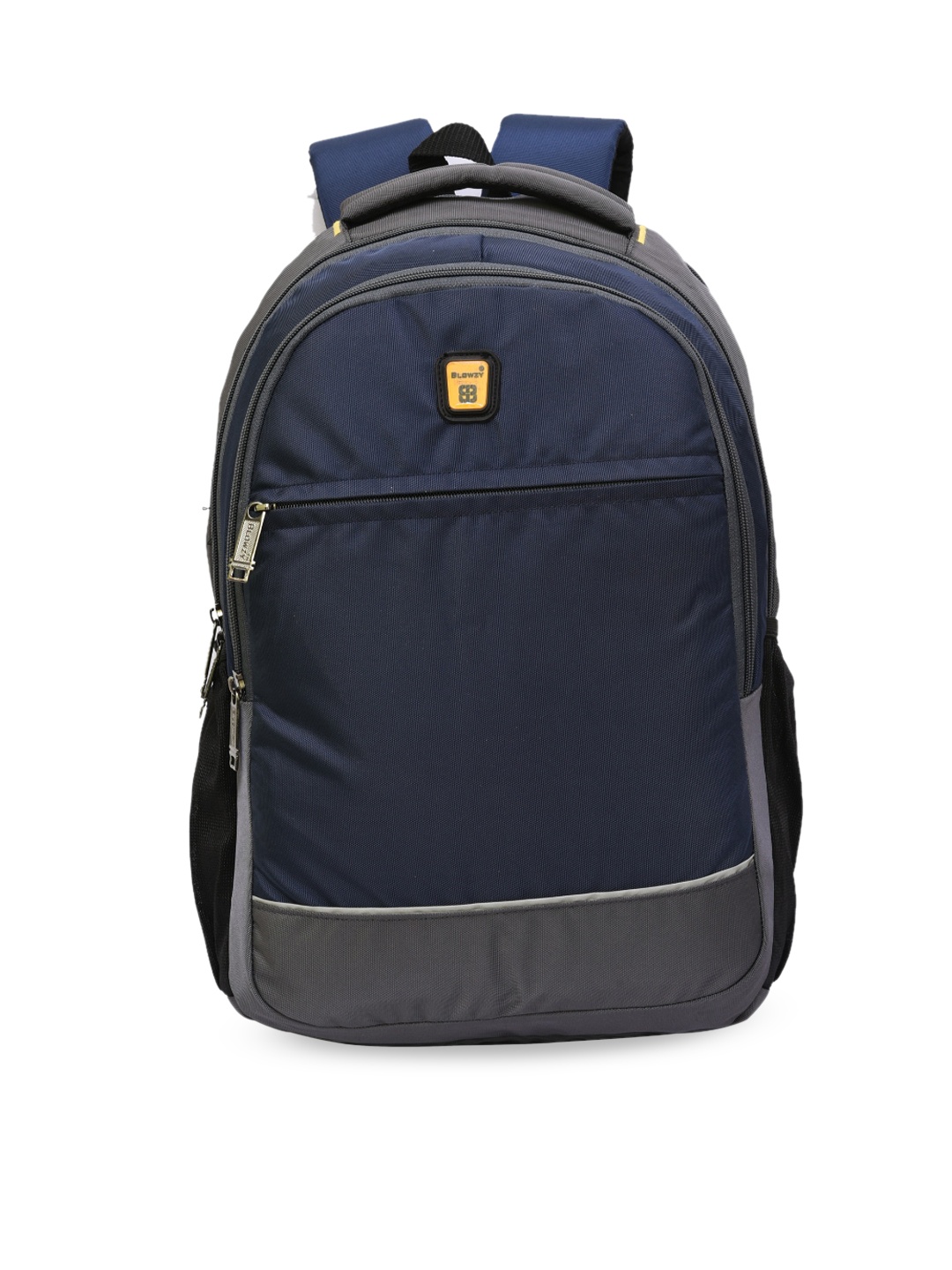 

Blowzy Bags Unisex Blue & Grey Backpack with Earphone Gate