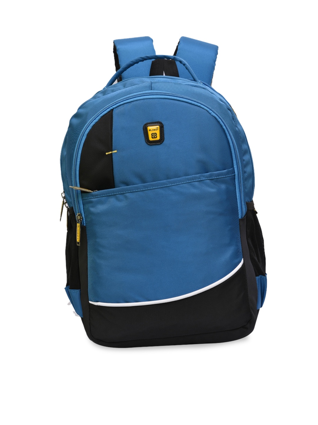 

Blowzy Bags Unisex Blue & Black Colorblocked Backpacks