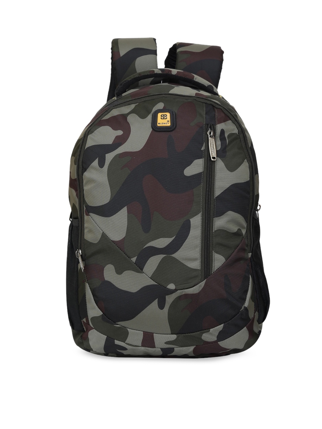 

Blowzy Bags Unisex Green & Black Backpack with Earphone Gate
