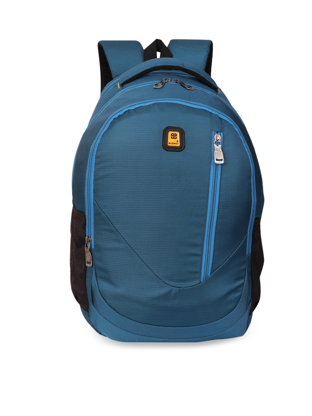 

Blowzy Bags Unisex Blue & Black Backpack with Earphone Gate