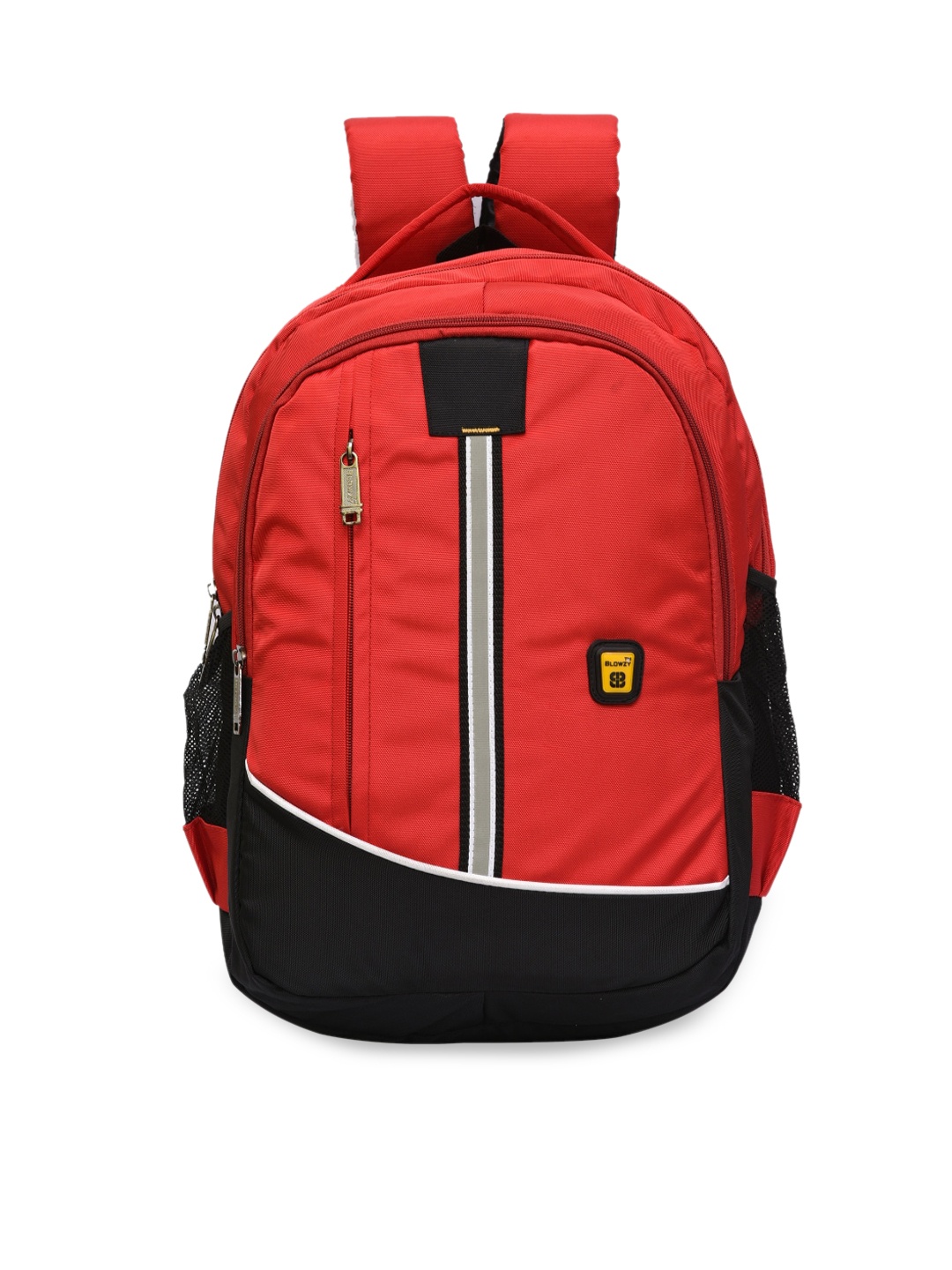 

Blowzy Bags Adults Red & Black Waterproof Backpack with Earphone Gate