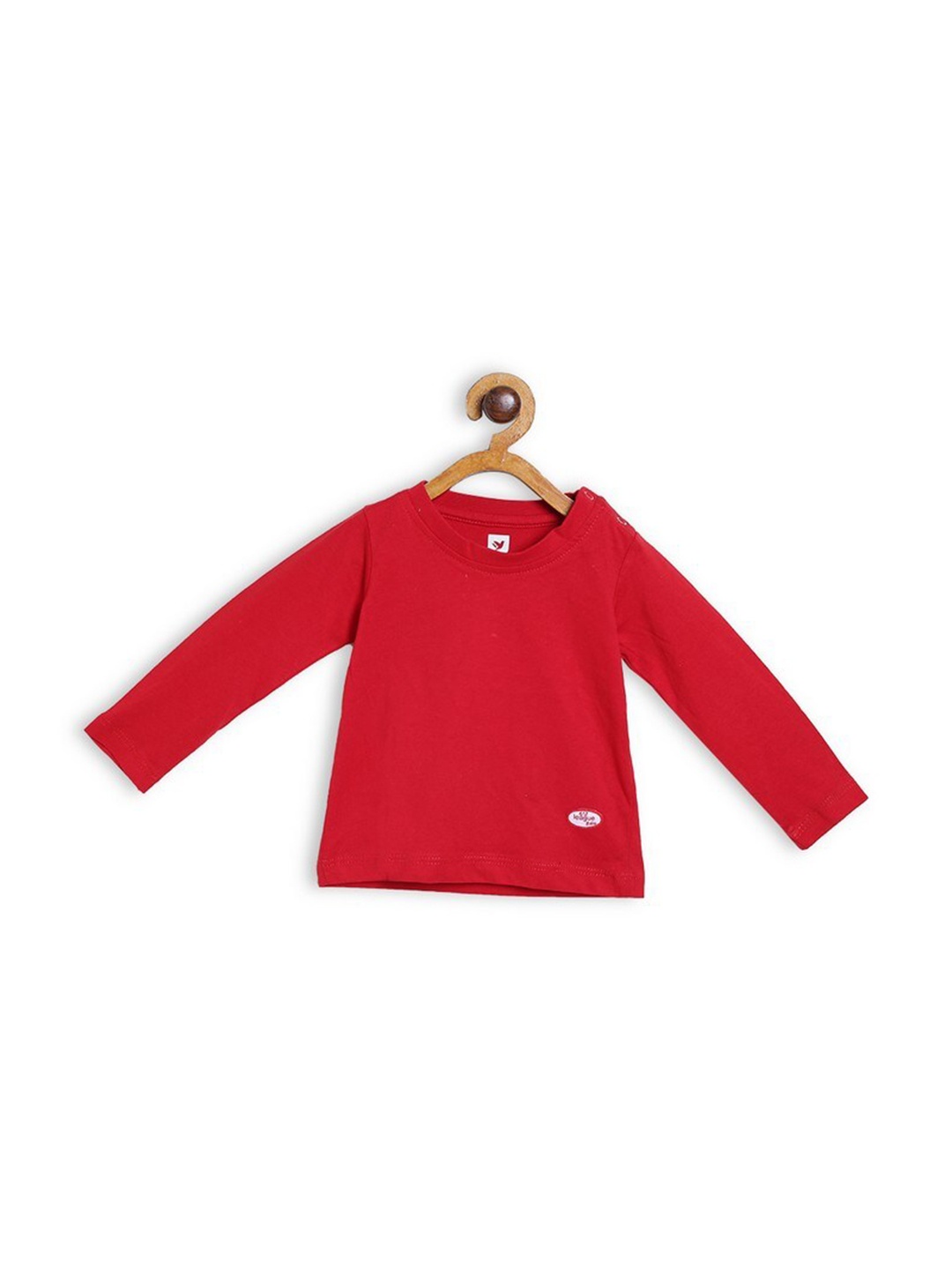 

612League Boys Red Regular Fit Applique T-shirt