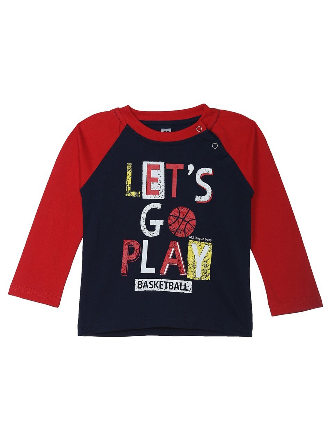 

612League Boys Blue Printed T-shirt