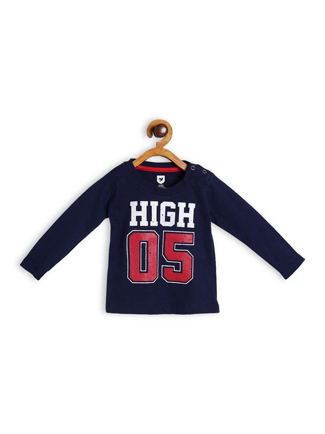 

612League Boys Blue Varsity Printed T-shirt