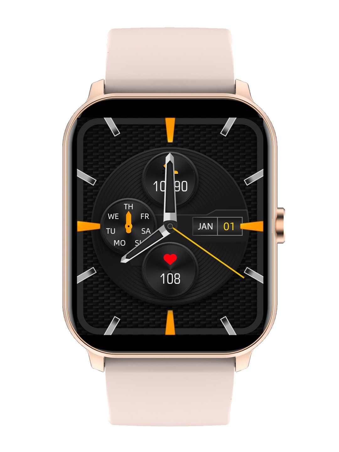 

Minix Rose Gold & Black Vega Lite Bluetooth Calling Smart Watches