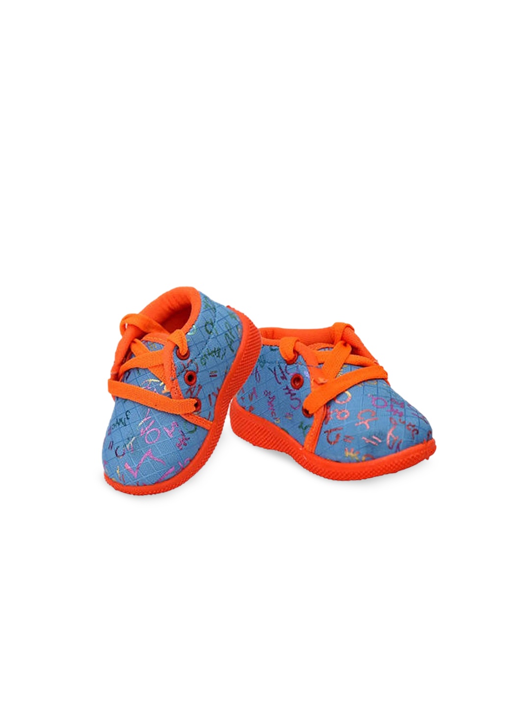 

Smartots Unisex Kids Orange Printed Sneakers